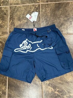 Ice Cream BBC Walker Cargo Shorts Sargasso Sea Navy Size L NWT Pharrell